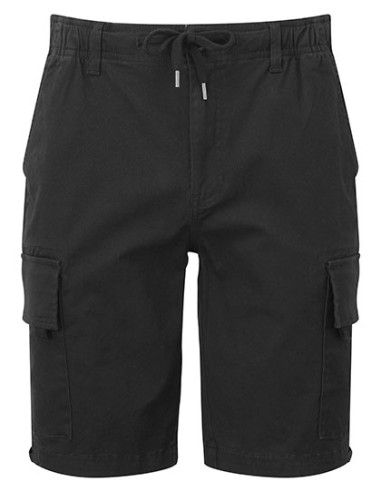 WOM-WB903-Mens Drawstring Cargo Utility Shorts